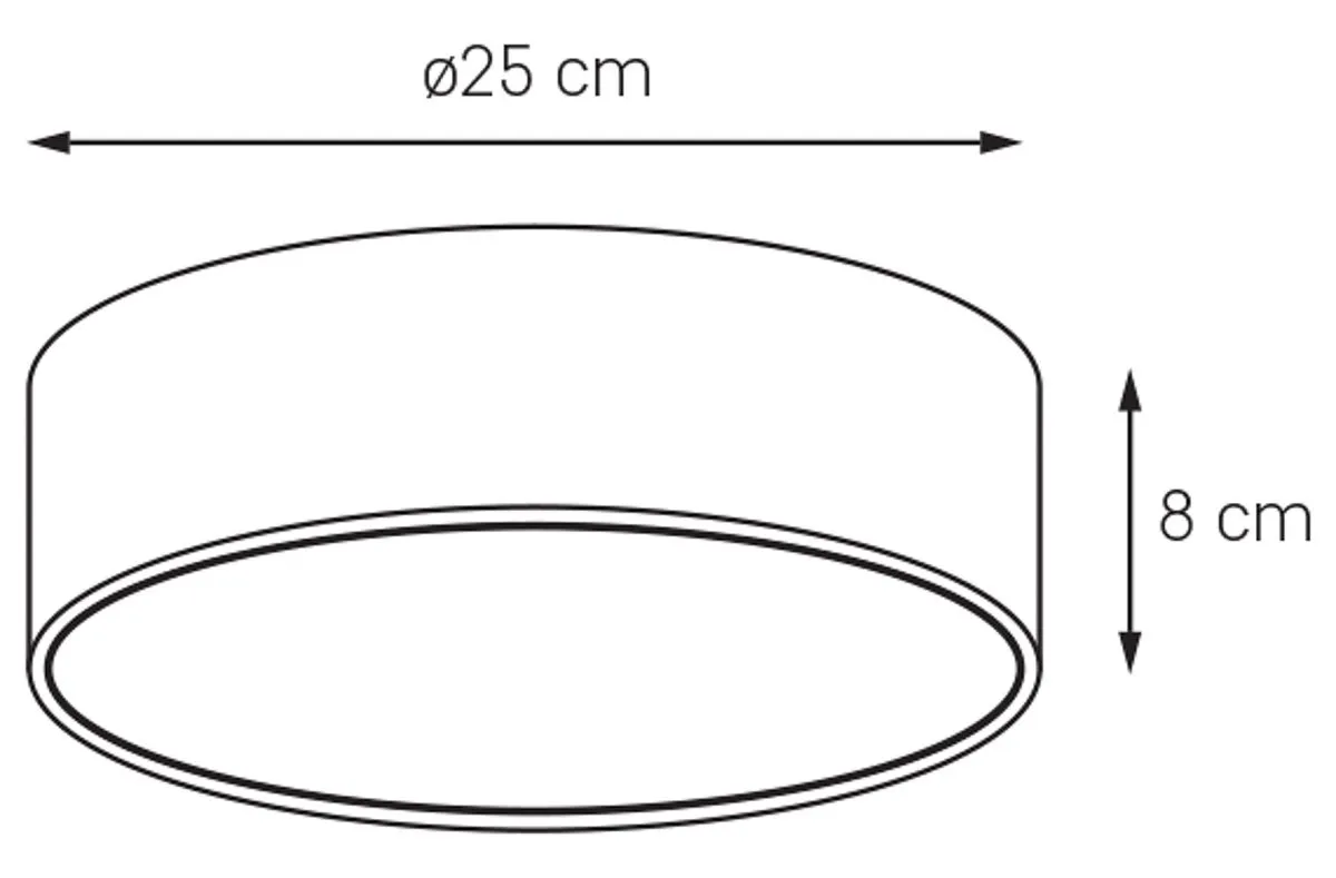 Disc, nowoczesny plafon, LED, 30306102